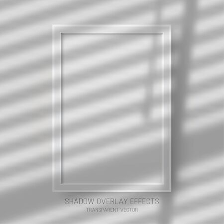 Shadow overlay effects transparent shutterのイラスト素材