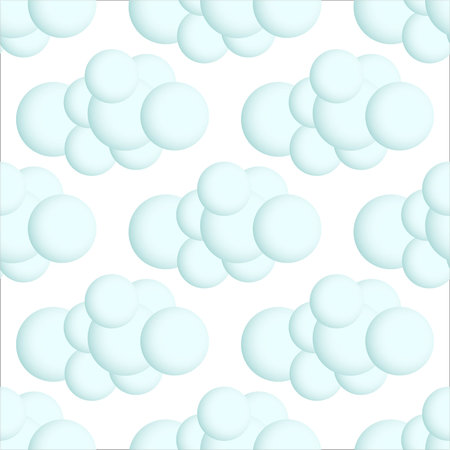 Trendy seamless pattern 3d abstract shape liquid vintage 90s cover vector illustration