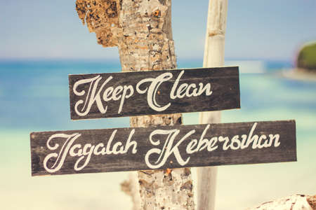 keep cleanの写真素材