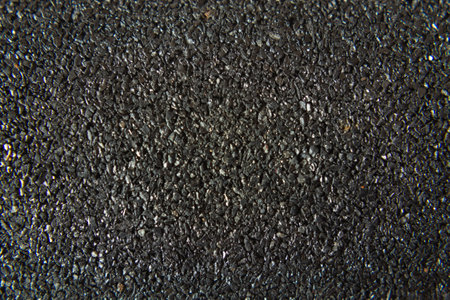 Charcoal textured background. Coal water filter close up. selective focus.の写真素材
