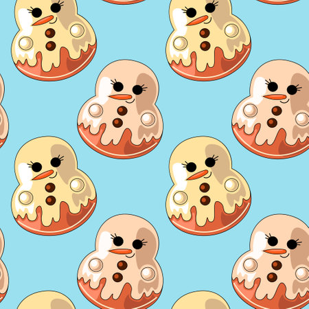 It can be used for textiles of clothing and things, paper products, wrapping, wallpaper, decor, notebook, interior and background for social networks, etc.のイラスト素材