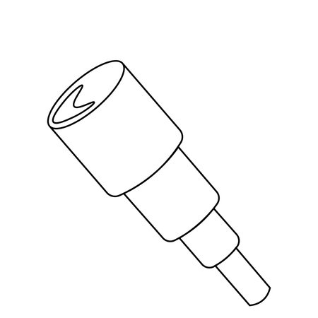 Single element Skyglass. Draw illustration in black and whiteのイラスト素材