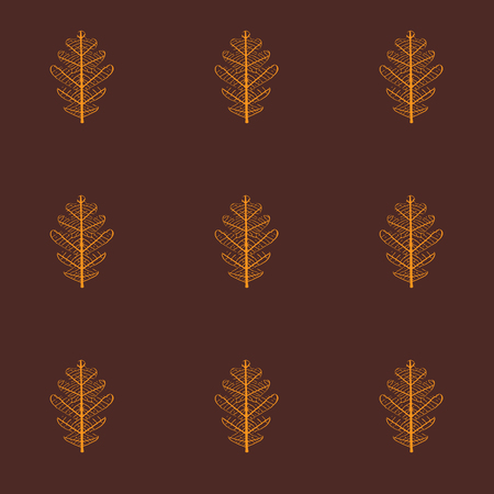 Illustration of Leaf Skeletonizationの写真素材