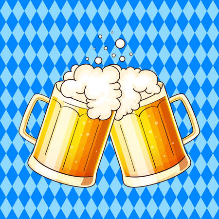 Oktoberfest poster design.のイラスト素材