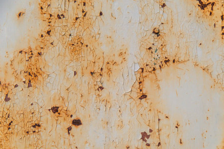 An old metal sheet covered with rust on the bark was also painted, which eventually peeled off and...