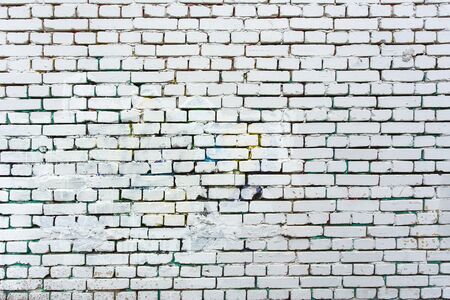 brick wall white brick old masonryの写真素材
