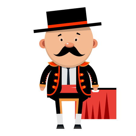 Cartoon bullfighter headdress.のイラスト素材