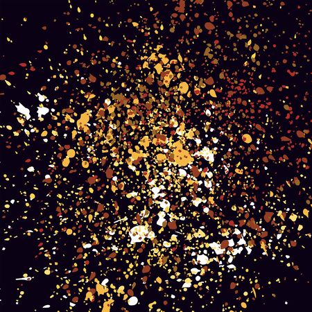 Abstract colorful texture on a black background. Vector illustration for your design.のイラスト素材