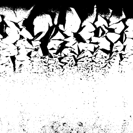 Grunge texture on white background. Abstract vector illustration for retro design.のイラスト素材