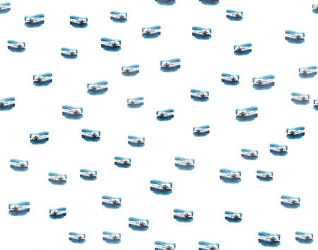 Watercolor stump isolated on white background.の写真素材