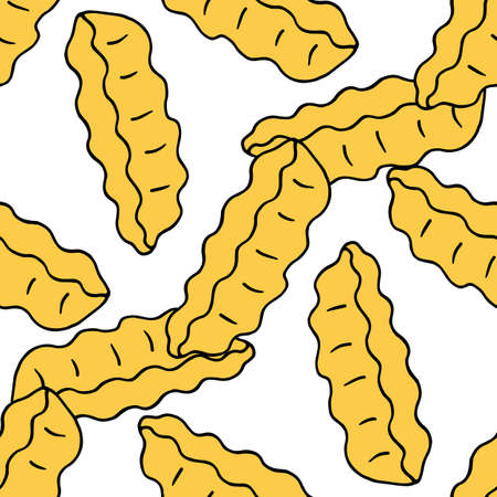 Vintage sketch french fries fluted, great design for any purposes.のイラスト素材