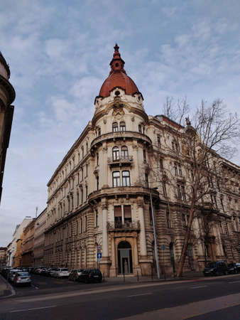 The architecture of Europe is fascinating in any weather and season. Travel is the best medicine.の写真素材