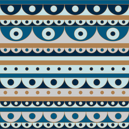Funny cookies. Modern winter and Christmas geometric seamless pattern