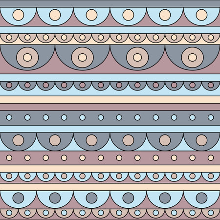 Funny cookies. Modern winter and Christmas geometric seamless patternの写真素材