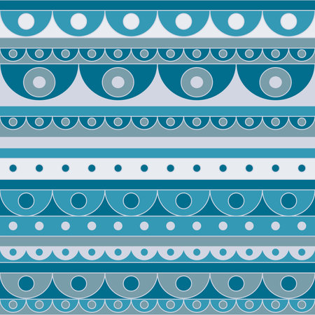 Modern winter and Christmas geometric seamless patternの写真素材