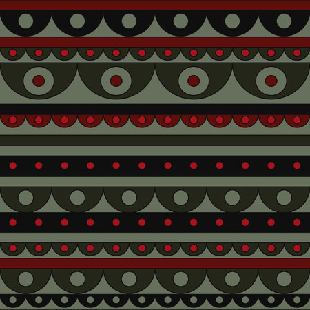 Funny cookies. Modern winter and Christmas geometric seamless patternの写真素材