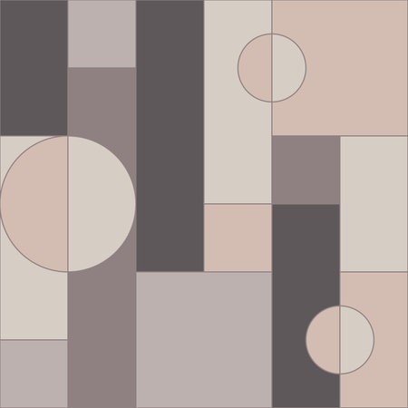 Universal abstract seamless geometric pattern with simple formsの写真素材