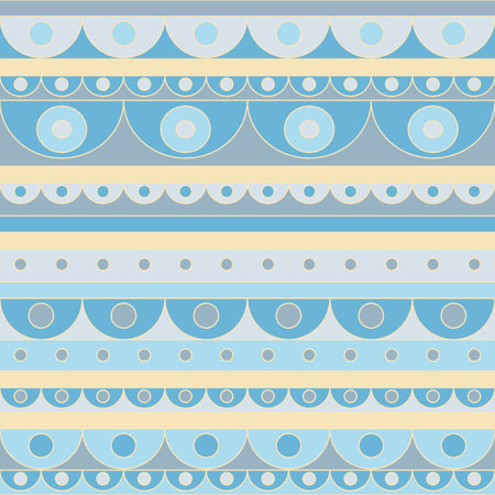 Modern winter and Christmas geometric seamless patternの写真素材