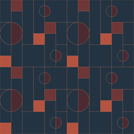 Universal abstract seamless geometric pattern with simple formsの写真素材