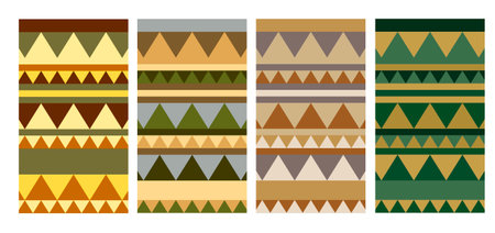 Set of warm abstract space templates for storiesの写真素材