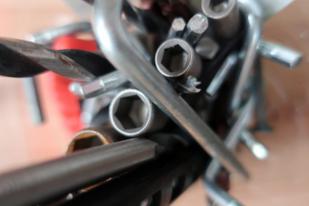 iron toolsの写真素材