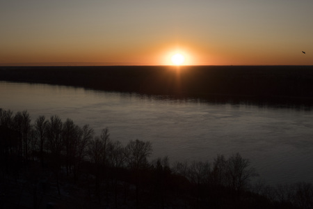 beautiful sunsetの写真素材