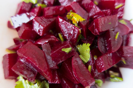 Delicious and beautiful beetroot salad