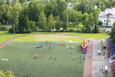 sports competitions on the sports fieldのeditorial素材