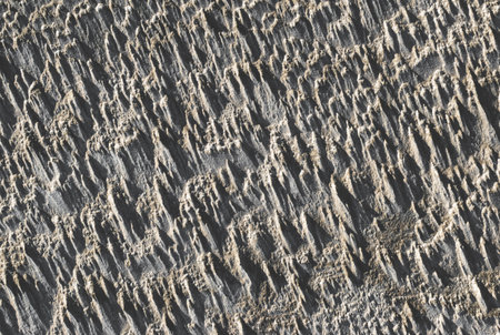natural texture of sand on the beachの写真素材