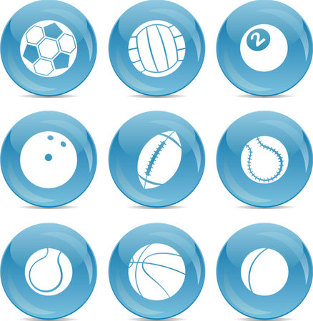 balls iconsのイラスト素材