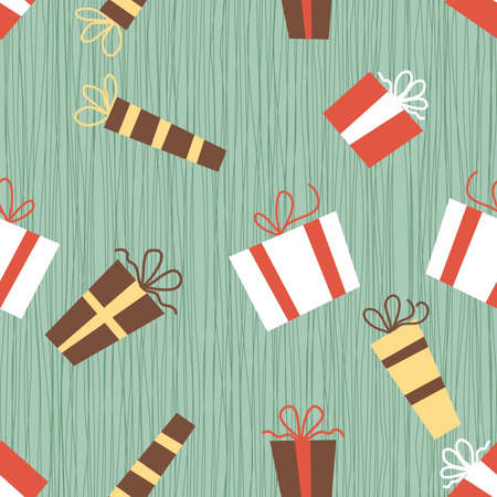 presents seamless patternのイラスト素材