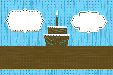 birthday bannerのイラスト素材