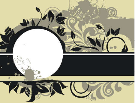 grunge bannerのイラスト素材