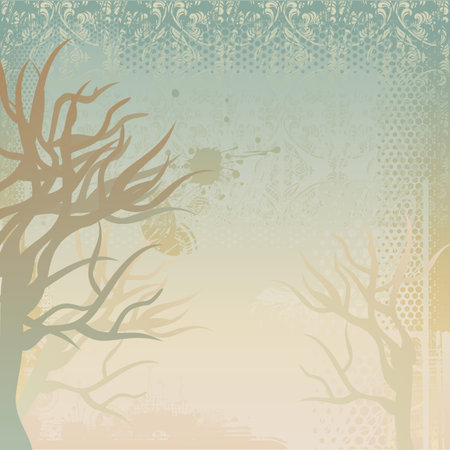 grunge background のイラスト素材
