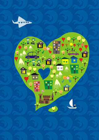 heart shape island for valentines day heart shape island for valentines day