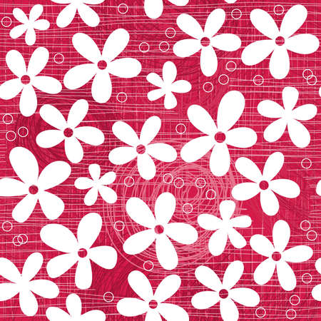 seamless flowers のイラスト素材