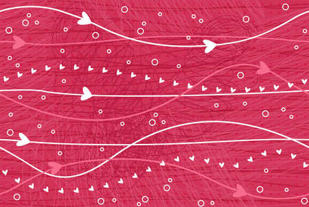 seamless heart pattern のイラスト素材