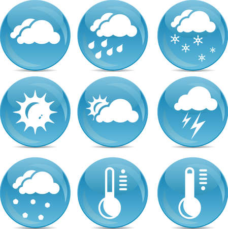 weather iconsのイラスト素材