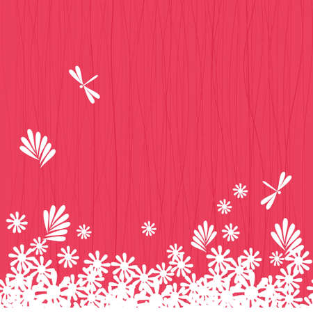 flowers patternのイラスト素材