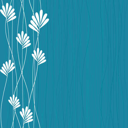 blue spring patternのイラスト素材