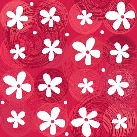 seamless floral pattern のイラスト素材