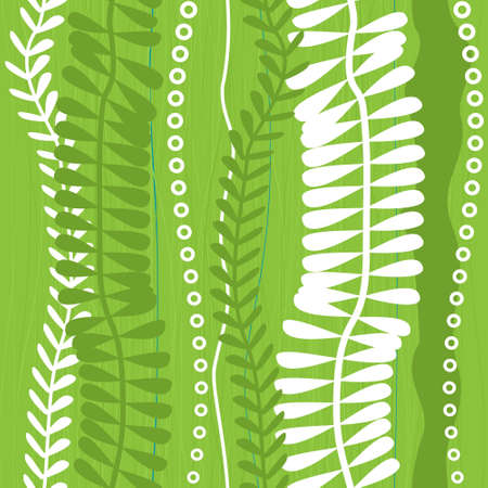 abstract grass seamless patternのイラスト素材
