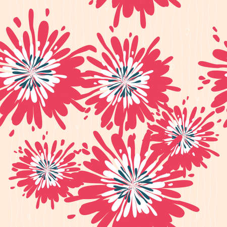 seamless flowersのイラスト素材