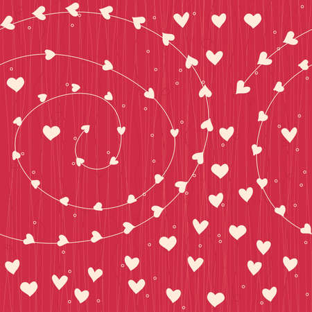 seamless hearts のイラスト素材