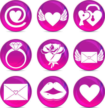 love iconsのイラスト素材