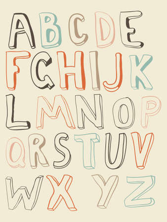 holiday lettering for greeting cardsのイラスト素材