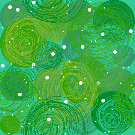 green bubble backgroundのイラスト素材