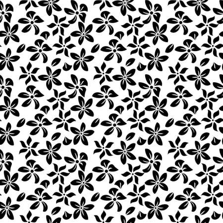 classical seamless floral background のイラスト素材