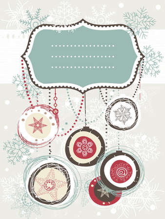 Christmas background with place for your text のイラスト素材