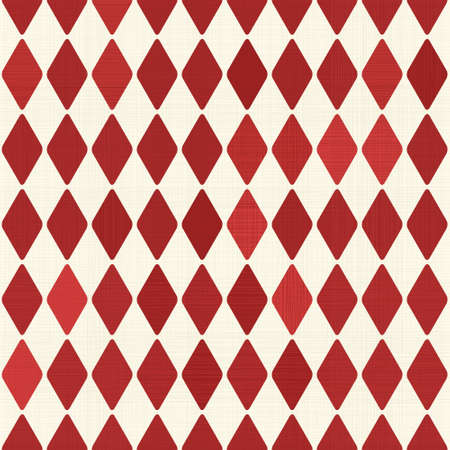 Seamless retro red harlequin backgroundのイラスト素材